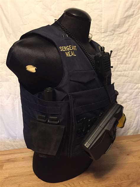 police bullet proof outer vest.